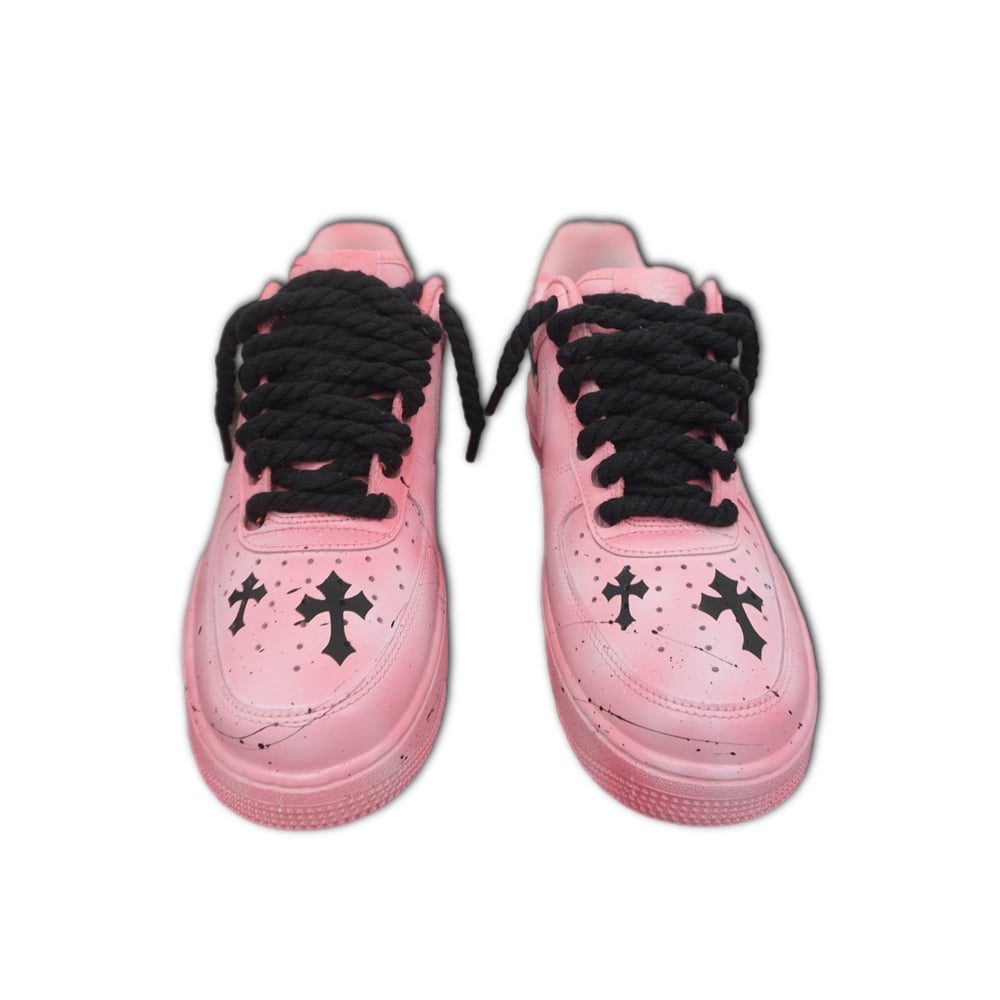 Woman’s Pink Cross Af1